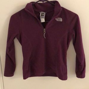 Girl's North Face Plum Sweatshirt